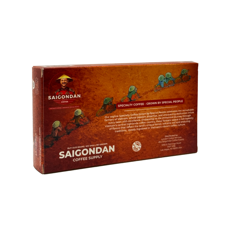 Adventure Coffee Pods - | Light Espresso Roast | Robusta | Vietnamese Single Origin | Small Batch Roasted | Compatible with All Nespresso Original Line Machines | No Preservatives | 10 Capsules