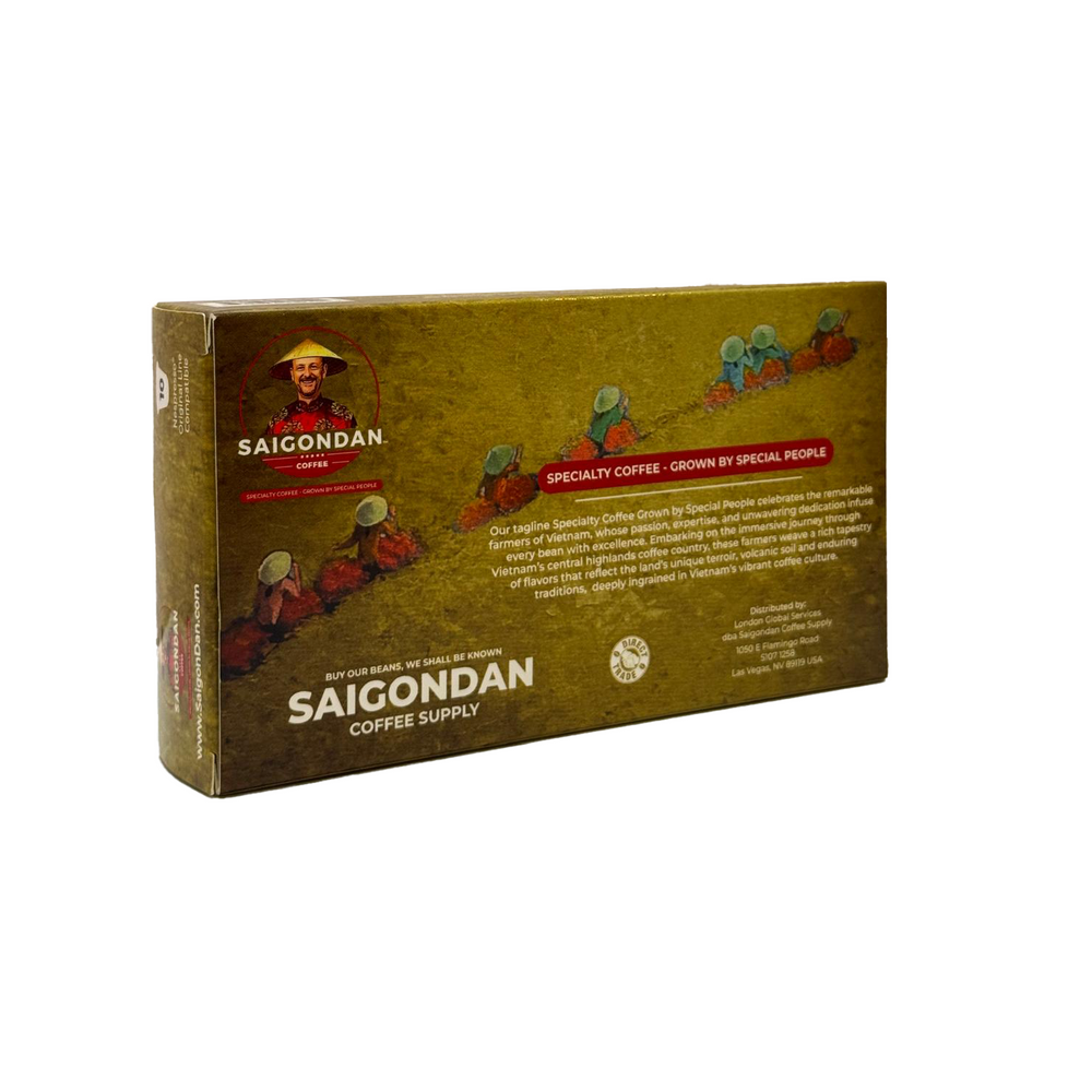 Joyful Coffee Pods - | Medium Roast | Arabica Bourbon | Vietnamese Single Origin | Small Batch Roasted | Direct Trade | Compatible with All Nespresso Original Line Machines | 10 Capsules