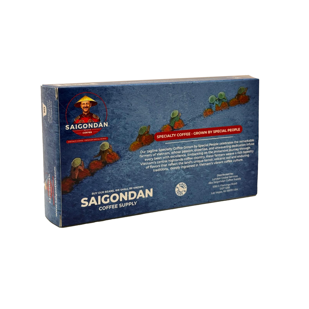 Mindful Coffee Pods - | Dark Roast | Robusta & Arabica Blend | Vietnamese Single Origin | Small Batch Roasted | Compatible with All Nespresso Original Line Machines | 10 Capsules