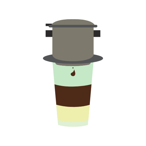 BLACK COFFEE WITH PHIN FILTER