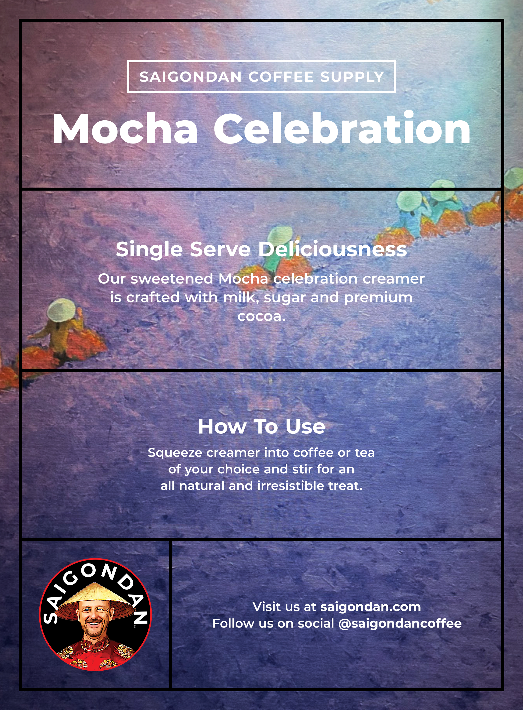 Saigondan Mocha Celebration Creamer
